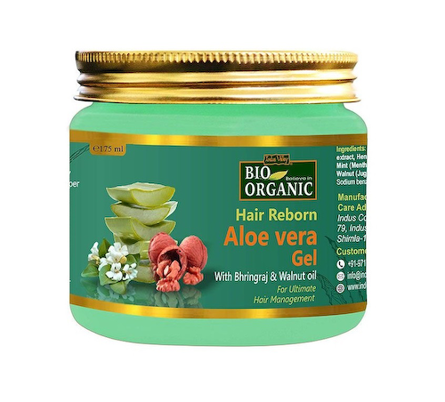 Алоэ Вера гель: для восстановления волос (175 мл), Hair Reborn Aloe Vera Gel, произв. Indus Valley #1