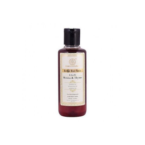 Натуральный тоник для волос с Хной и Тимьяном (210 мл), Henna &amp; Thyme Hair Tonic, произв. Khadi Natural #1