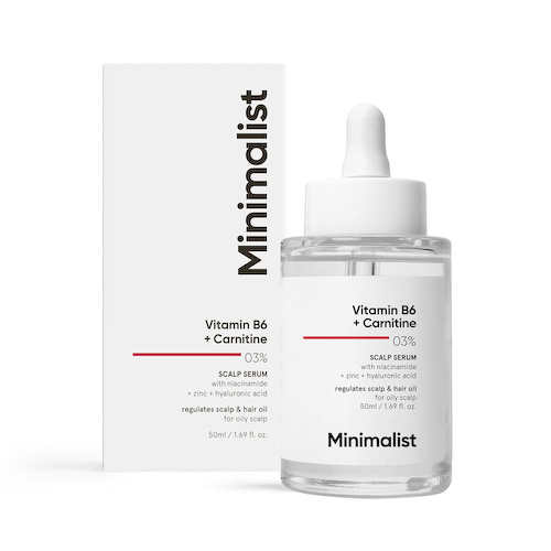 Сыворотка для кожи головы с Витамином B6 и Карнитином 03% (50 мл), Vitamin B6 + Carnitine 03% Scalp Serum, произв. Minimalist #1