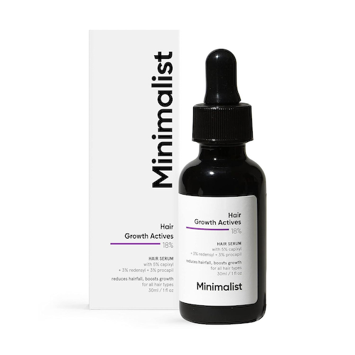Сыворотка-активатор для роста волос 18% (30 мл), Hair Growth Actives 18% Hair Serum, произв. Minimalist #1