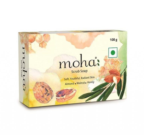 Моха: мыло-скраб (100 г), Moha Scrub Soap, произв. Charak #1