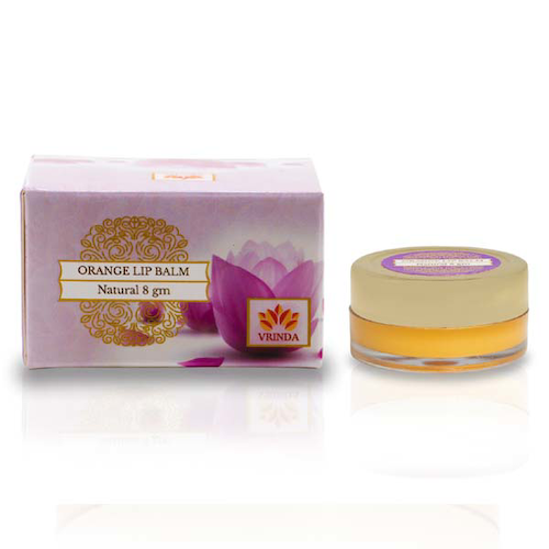 Апельсиновый бальзам для губ (8 г), Orange Lip Balm, произв. Vrindaam #1