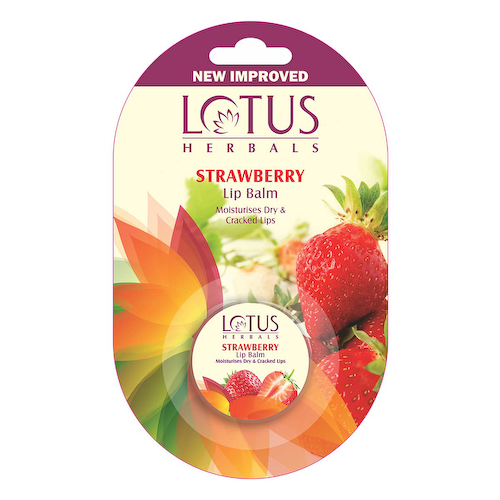 Бальзам для губ с Клубникой (5 г), Strawberry Lip Balm, произв. Lotus Herbals #1