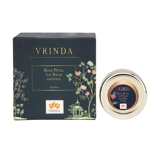 Бальзам для губ с лепестками Роз (8 г), Rose Petal Lip Balm, произв. Vrindaam #1
