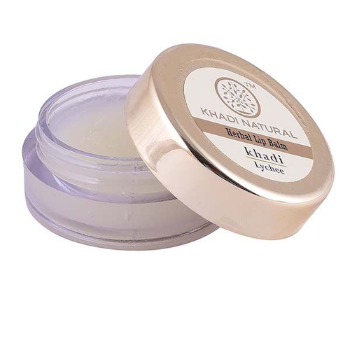 Бальзам для губ с Личи, Пчелиным воском и Мёдом (5 г), Lychee Lip Balm With Beeswax and Honey, произв. Khadi Natural #1