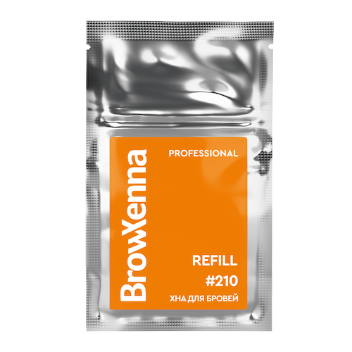 Хна для бровей: цвет Янтарный концентрат #210 (6 г), Brow Xenna Amber Concentrate #210 Refill, произв. BrowXenna #1