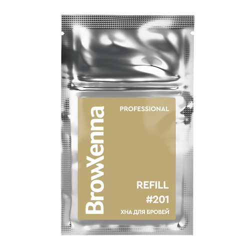 Хна для бровей: цвет Жемчужный #201 (6 г), Brow Xenna Pearl Blonde #201 Refill, произв. BrowXenna #1