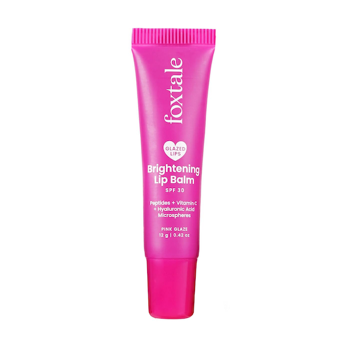 Осветляющий бальзам для губ SPF 30: оттенок Розовый (12 г), Brightening Lip Balm SPF 30 Pink Glaze, произв. Foxtale #1