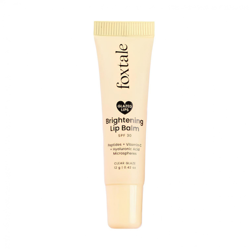 Осветляющий бальзам для губ SPF 30: оттенок Прозрачный (12 г), Brightening Lip Balm SPF 30 Clear Glaze, произв. Foxtale #1