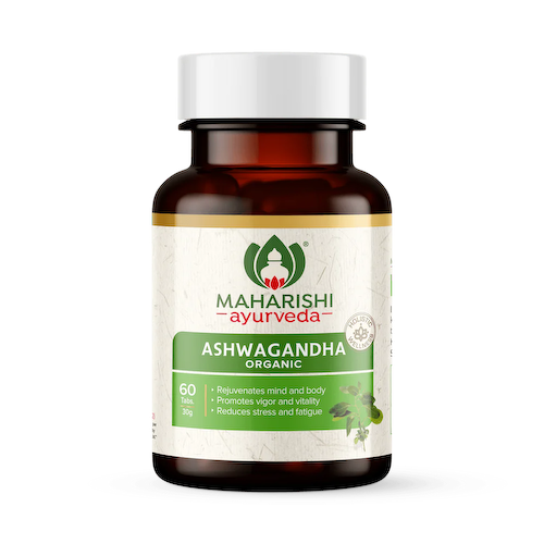 Ашвагандха (60 таб, 500 мг), Organic Ashwagandha, произв. Maharishi Ayurveda #1