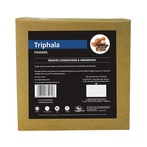 Порошок Трифалы (227 г), Triphala Powder, произв. Herb Essential #1
