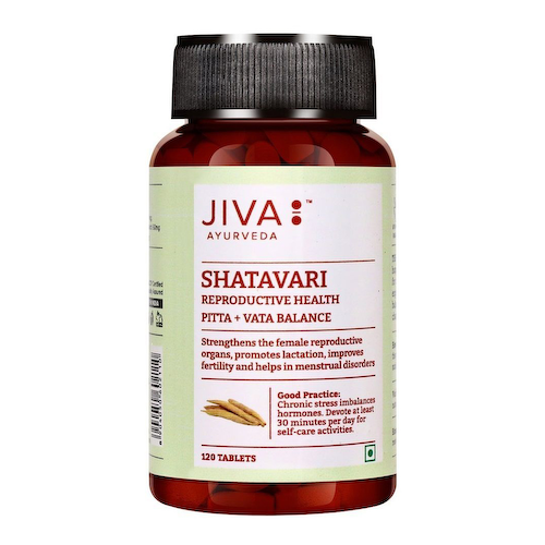 Шатавари (120 таб, 500 мг), Shatavari Tablets, произв. Jiva #1