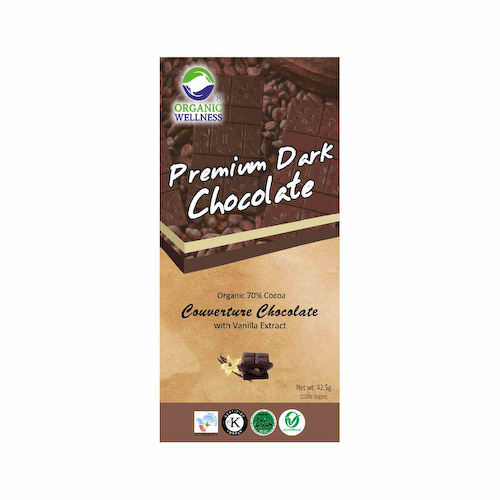 Премиальный темный шоколад (42.5 г), Premium Dark Chocolate, произв. Organic Wellness #1