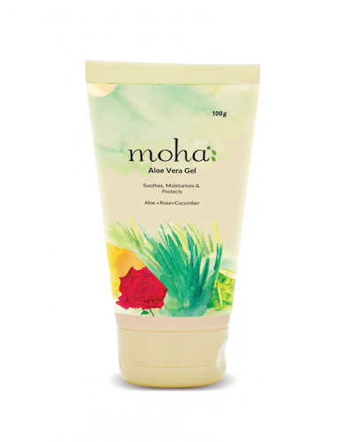 Моха: гель Алоэ Вера для увлажнения кожи (100 г), Moha Aloe Vera Gel, произв. Charak #1