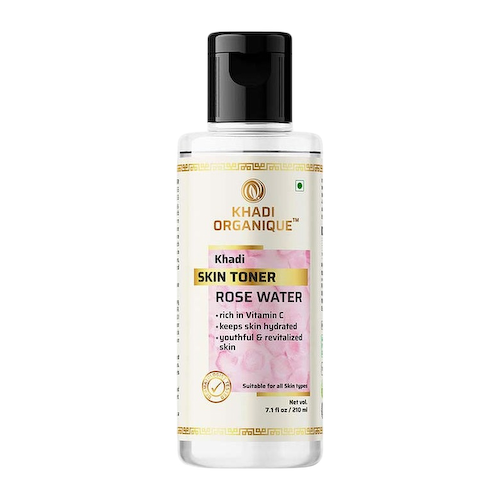 Розовая вода (210 мл), Skin Toner Rose Water, произв. Khadi Organique #1