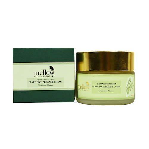 Массажный крем для лица с маслом Жожоба и Зародышами пшеницы (50 г), Glare Face Massage Cream, произв. Mellow #1