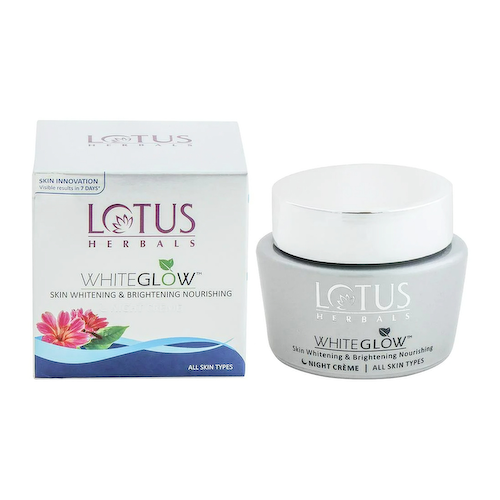 Ночной крем для отбеливания и осветления кожи (60 г), Skin Whitening &amp; Brightening Night Creme, произв. Lotus Herbals #1