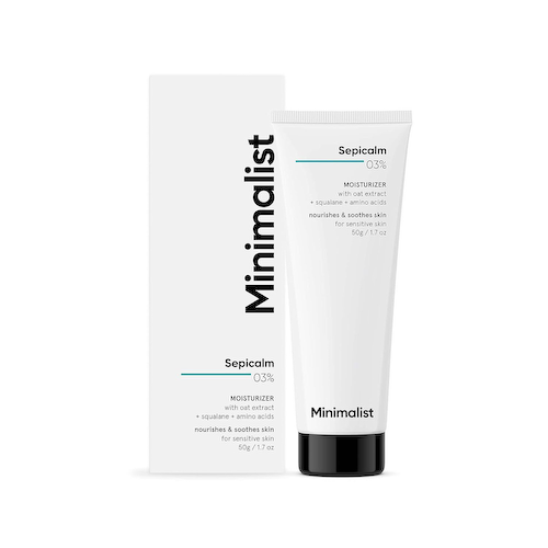 Увлажняющий крем для чувствительной кожи с Сепикалмом 03% (50 г), Sepicalm 03% Moisturizer for Sensitive Skin, произв. Minimalist #1