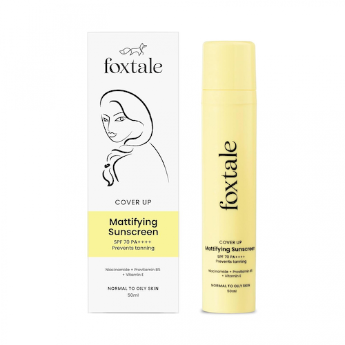 Матирующий солнцезащитный крем SPF 70 PA++++ (50 мл), Mattifying Sunscreen SPF 70 PA++++, произв. Foxtale #1