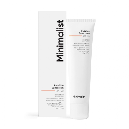 Невидимый солнцезащитный крем SPF 40 (50 г), Invisible Sunscreen SPF 40, произв. Minimalist #1