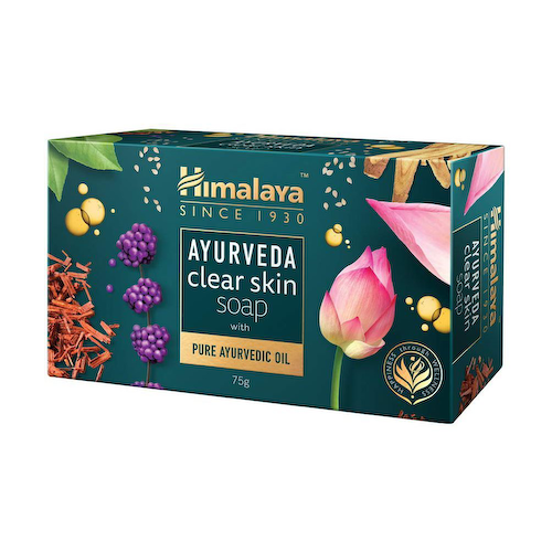 Аюрведическое очищающее мыло (75 г), Ayurveda Clear Skin Soap, произв. Himalaya #1