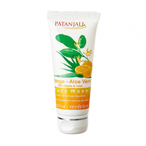 Гель для умывания c Апельсином и Алоэ вера (60 г), Orange Aloe Vera Face Wash, произв. Patanjali #1