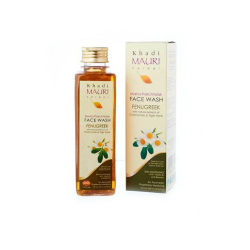 Гель для умывания против пигментации с Пажитником (250 мл), Fenugreek Face Wash Anti Pigmentation, произв. Khadi Mauri #1