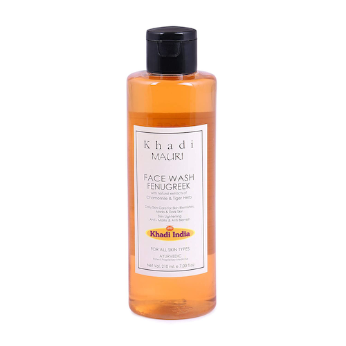 Гель для умывания против пигментации с Пажитником (210 мл), Fenugreek Face Wash Anti Pigmentation, произв. Khadi Mauri #1