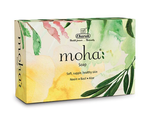Моха: мыло с Нимом, Базиликом и Алоэ вера (100 г), Moha Soap, произв. Charak #1