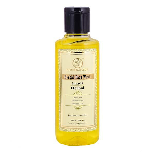 Натуральное средство для умывания с травами (210 мл), Herbal Face Wash, произв. Khadi Natural #1