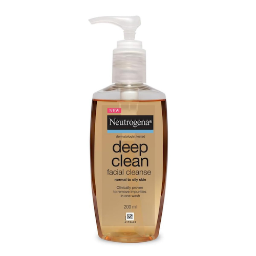 Очищающее средство для лица (200 мл), Deep Clean Facial Cleanser, произв. Neutrogena #1