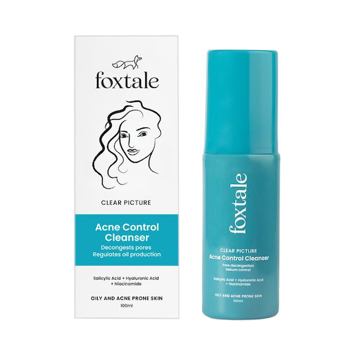 Очищающее средство против акне (100 мл), Acne Control Cleanser, произв. Foxtale #1
