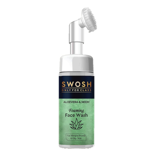 Пенка для умывания с Алоэ вера (100 мл), Aloe Vera &amp; Neem Foaming Face Wash, произв. Swosh #1