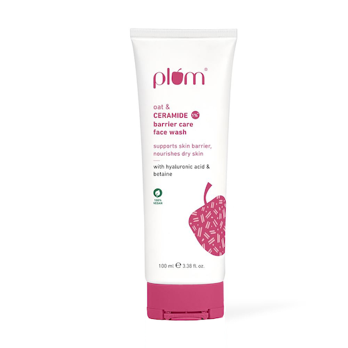 Средство для умывания с Овсом и Церамидом (100 мл), Oat &amp; Ceramide 1% Barrier Care Face Wash, произв. Plum #1