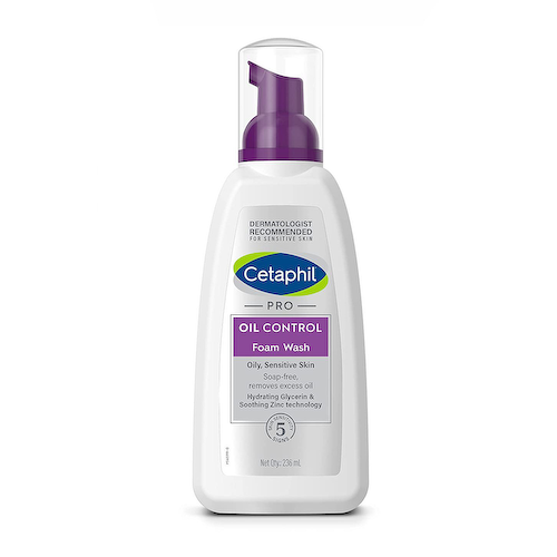 Пенка для умывания для жирной и чувствительной кожи (236 мл), Oil Control Foam Face Wash Oily, Sensitive Skin, произв. Cetaphil #1