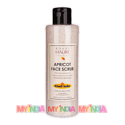 Скраб для лица с Абрикосом: для сияния кожи (210 мл), Apricot Face Scrub, произв. Khadi MAURI #1