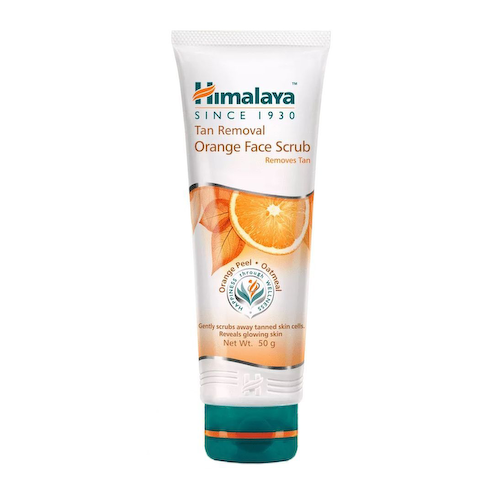 Скраб для лица с Апельсином: выравнивание тона (50 г), Tan Removal Orange Face Scrub, произв. Himalaya #1