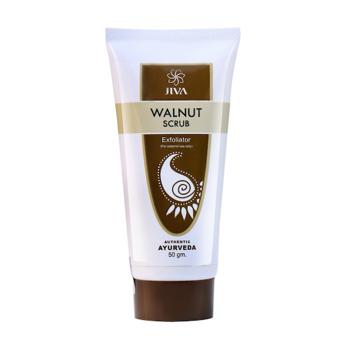 Скраб для лица с Грецким орехом (50 г), Walnut Scrub, произв. Jiva #1