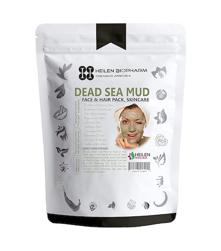 Грязь Мертвого моря: порошковая маска для лица (100 г), Dead Sea Mud Face Pack, произв. Heilen Biopharm #1