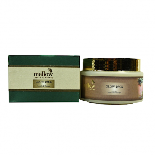 Маска для лица с Чечевицей и Папайей (50 г), Lentil &amp; Papaya Glow Pack, произв. Mellow #1