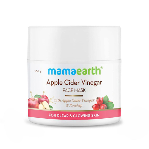 Маска для лица с Яблочным уксусом и Шиповником (100 г), Face Mask with Apple Cider Vinegar &amp; Rosehip, произв. Mamaearth #1