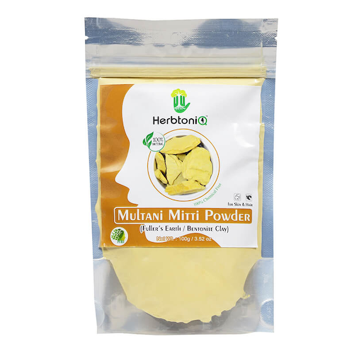 Мултани Митти: порошковая маска для лица (100 г), Multani Mitti, произв. Herbtoni #1