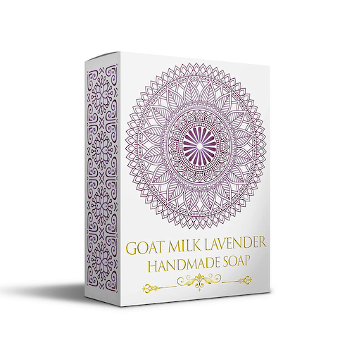 Мыло ручной работы с Лавандой и Козьим молоком (115 г), Lavender Goat Milk Soap, произв. Heilen Biopharm #1