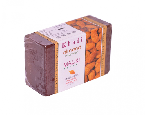 Мыло ручной работы с Миндалем (125 г), Almond Body Wash, произв. Khadi Mauri #1