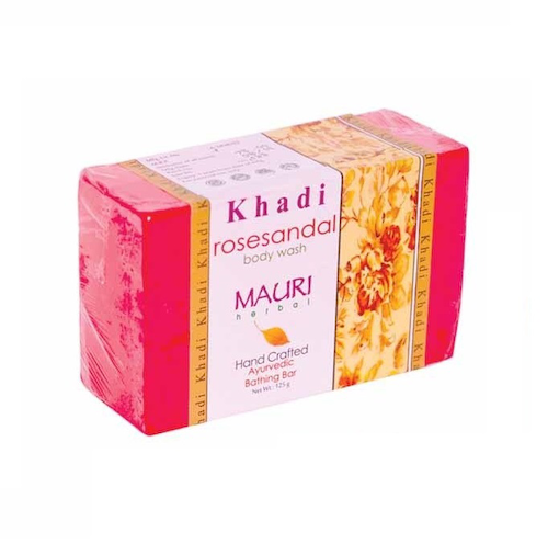 Мыло ручной работы с Розой и Сандалом (125 г), Rose-Sandal Soap, произв. Khadi Mauri #1