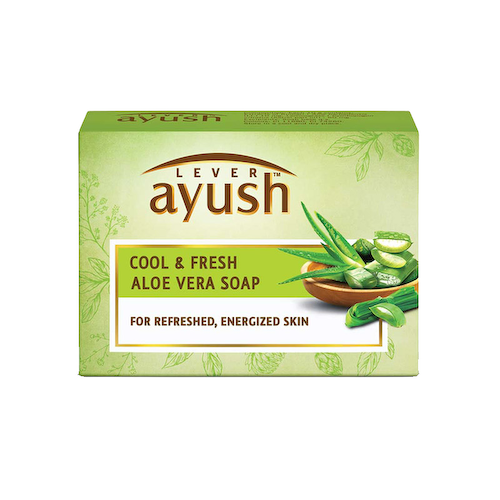Мыло с Алоэ и Лемонграссом (100 г), Soap Aloe &amp; Lemongrass, произв. Lever Ayush #1