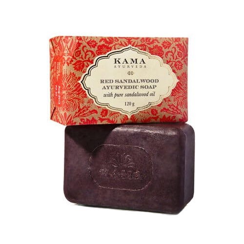 Мыло с маслом Красного сандалового дерева (120 г), Red Sandalwood Ayurvedic Soap, произв. Kama Ayurveda #1
