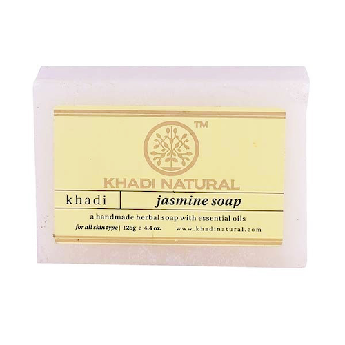 Натуральное мыло ручной работы с Жасмином (125 г), Jasmine Soap Handmade, произв. Khadi Natural #1