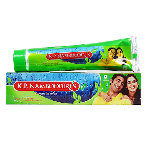 Натуральная зубная гель-паста (150 г), Herbal Gel Toothpaste, произв. K.P. Namboodiri&apos;s #1