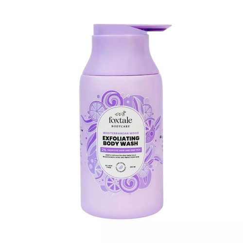Отшелушивающее средство для тела (250 мл), Exfoliating Body Wash, произв. Foxtale #1